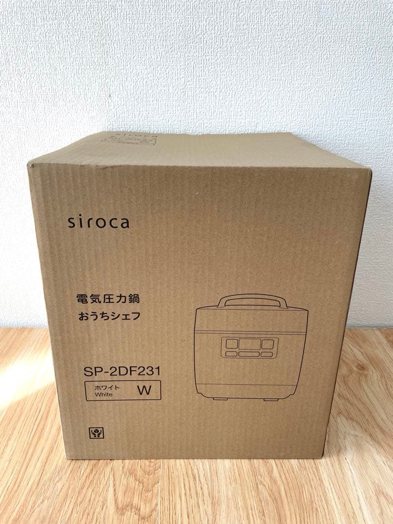 siroca 電気圧力鍋　 おうちシェフ SP-2DF231 　ホワイト Amazon | シロカ 電気圧力鍋 おうちシェフ SP-2DF231 ホワイト｜1台7役