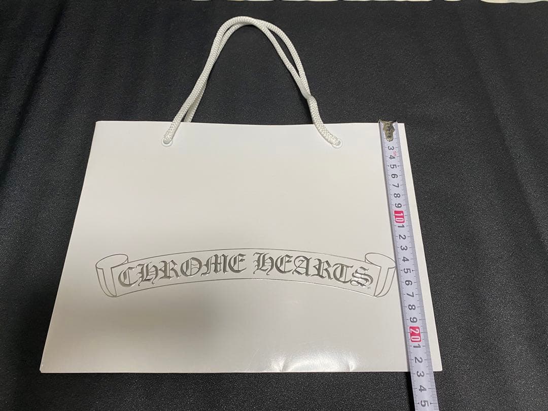 クロムハーツ☆ショッパー☆ショップ袋☆紙袋☆白/ホワイト☆Mサイズ