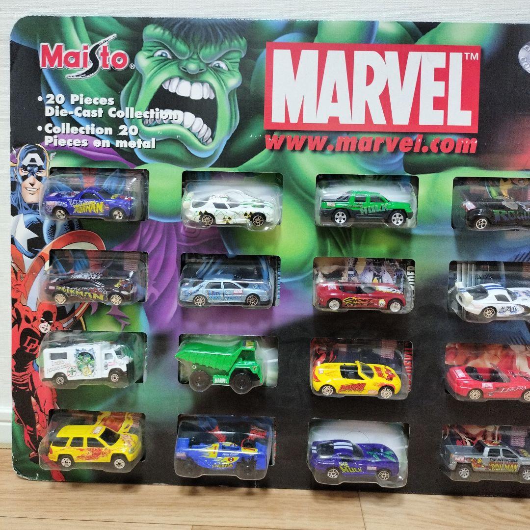 20個入り 未開封 MARVEL マーベル ミニカーセット ディスプレイ
