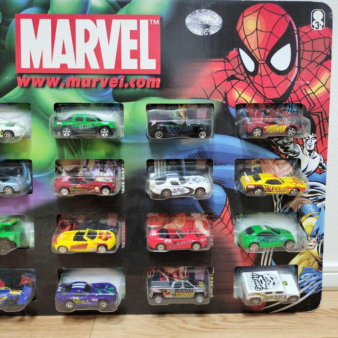 20個入り 未開封 MARVEL マーベル ミニカーセット ディスプレイ