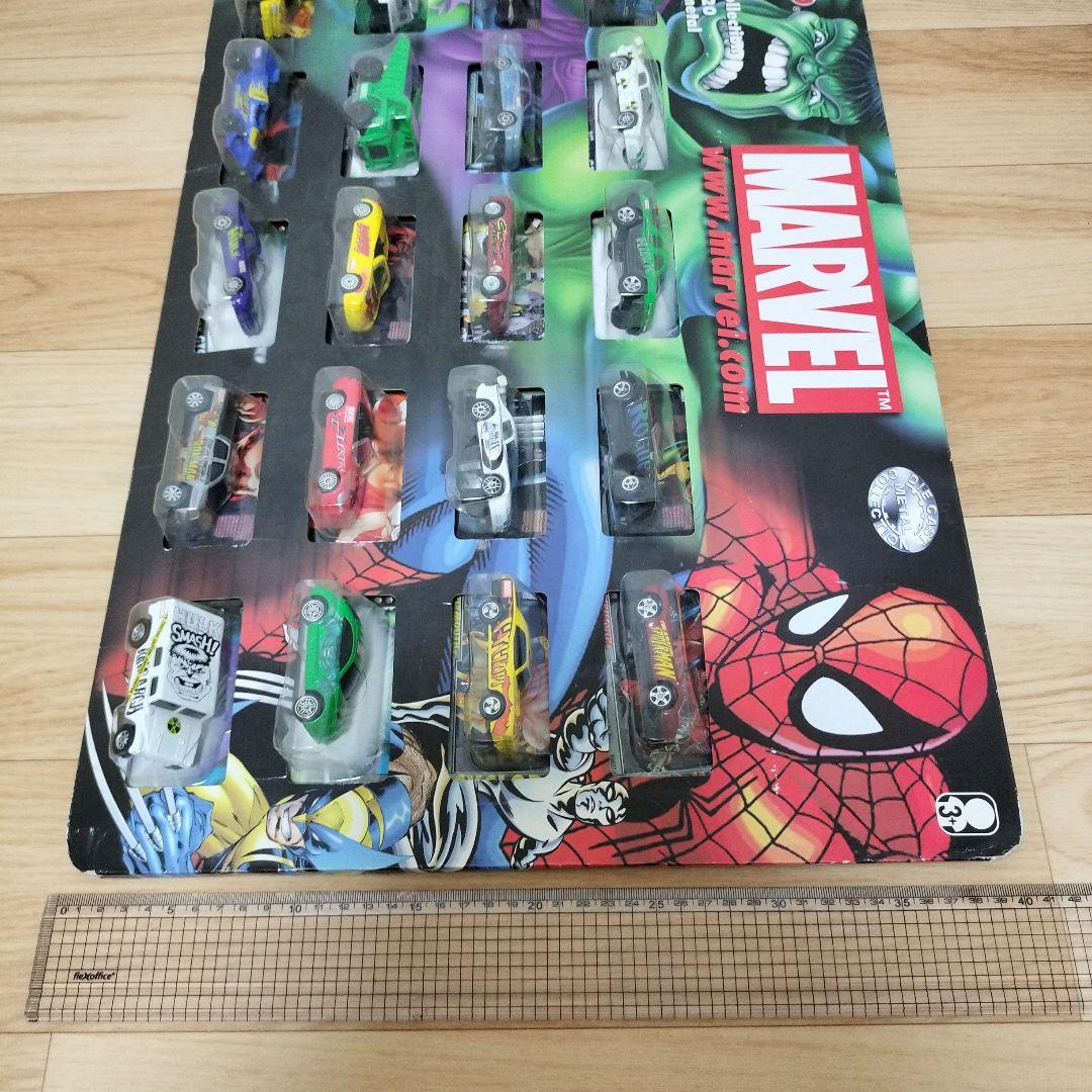 20個入り 未開封 MARVEL マーベル ミニカーセット ディスプレイ