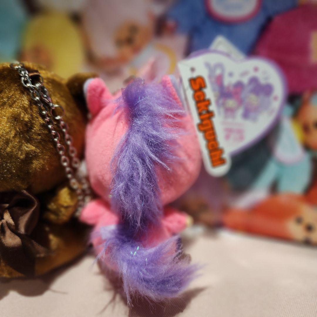 モンチッチベビチッチキーチェーンユニコーンしなこ&アニマル熊(グローブホルダー)