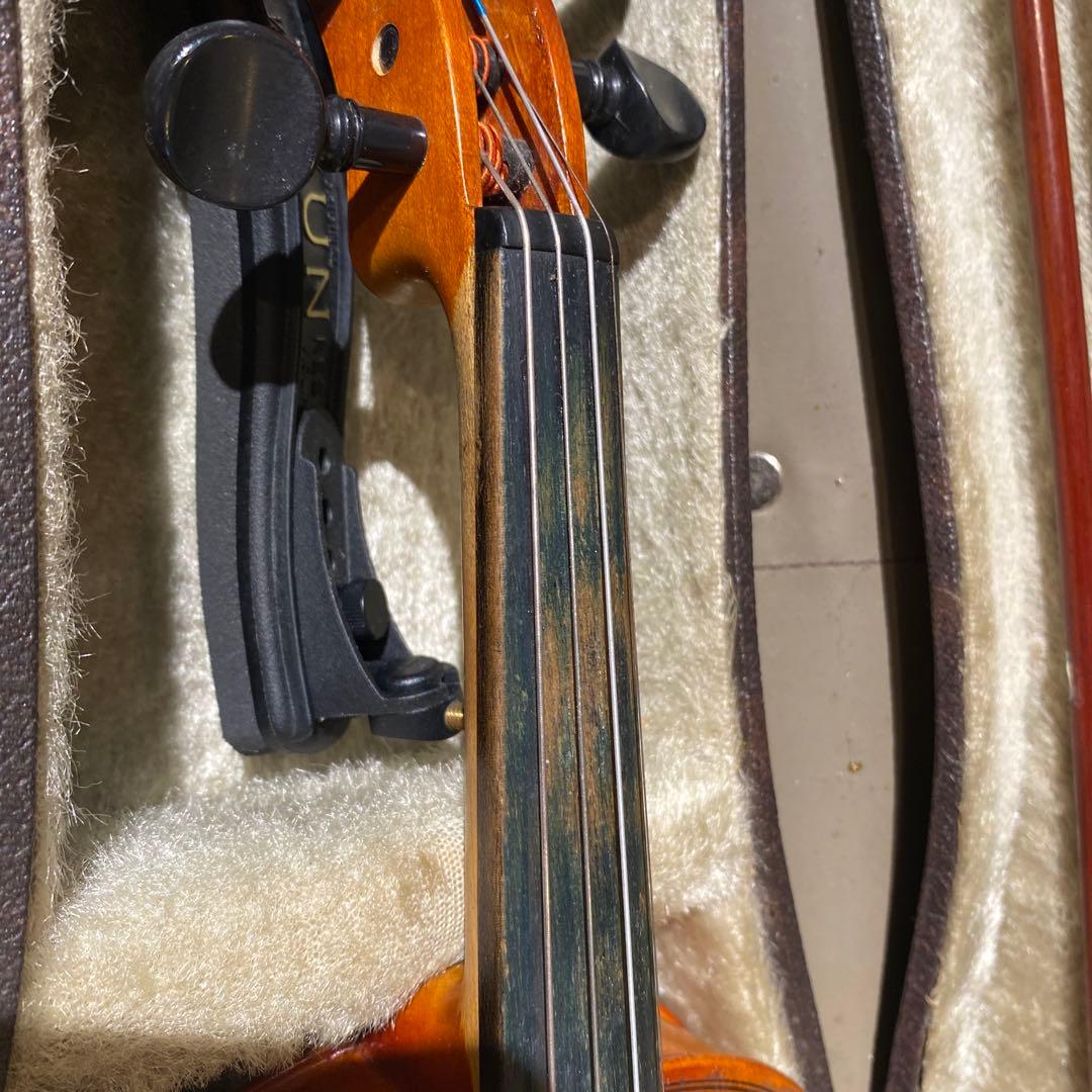 SUZUKI バイオリン 1/2サイズ 弓と肩当て付き 2000年製