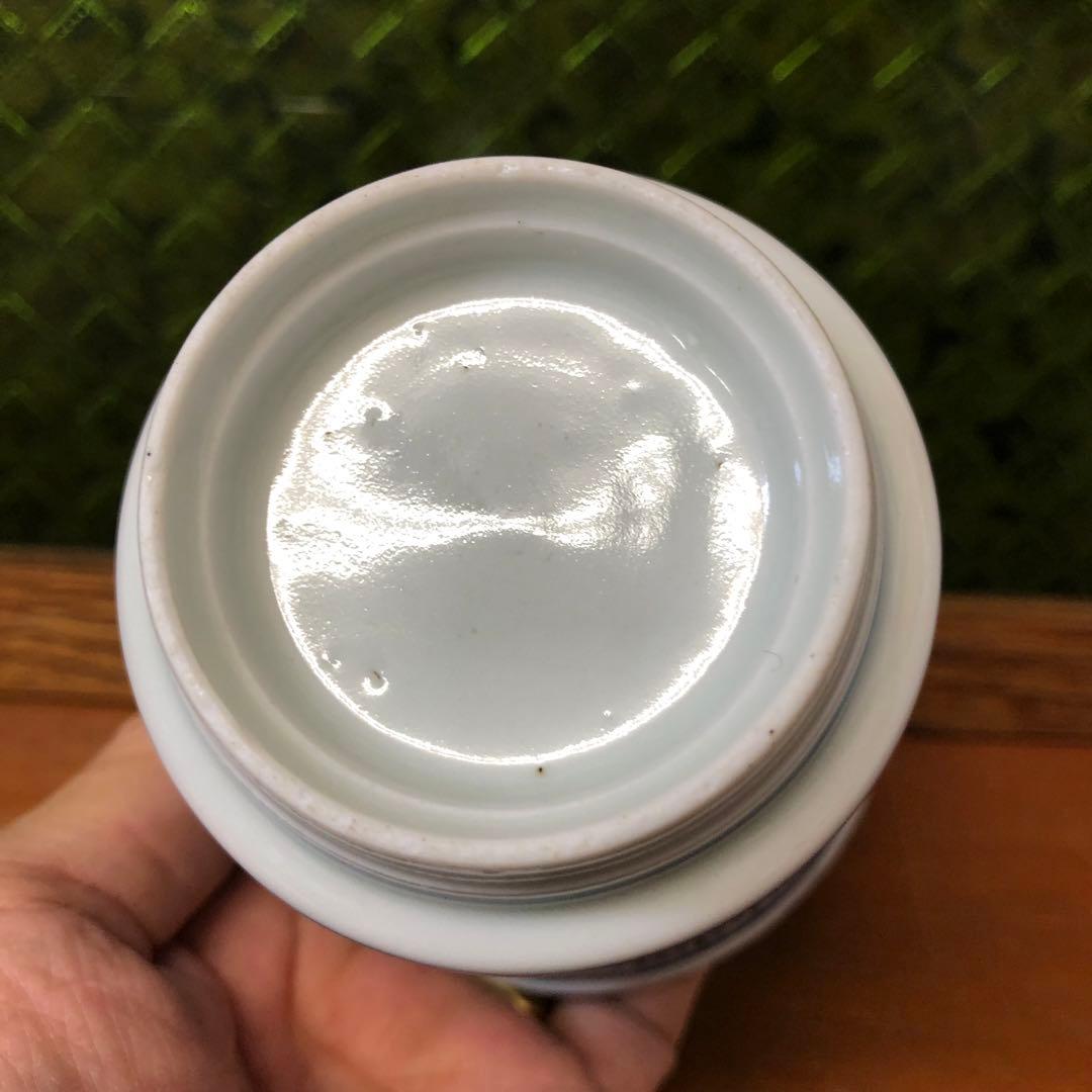 古伊万里 全面暦紋 江戸後期 染付 骨董品 大猪口 猪口 鉢 覗き - メルカリ