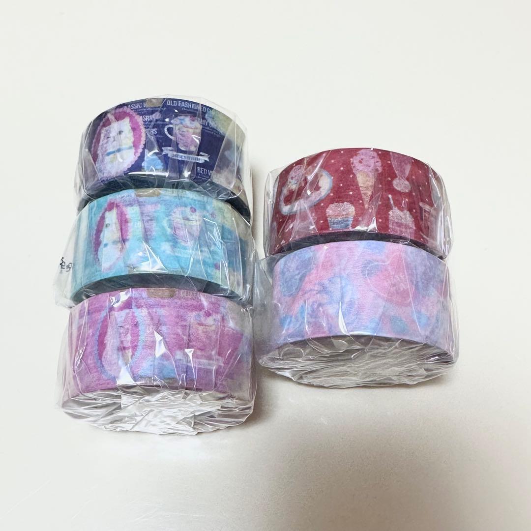 ♡エトワールエグリオットさんマスキングテープ未使用、中古あわせて7