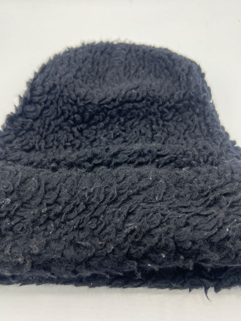 tricot COMME des GARCONS ボアニット帽ブラック希少ビッグ