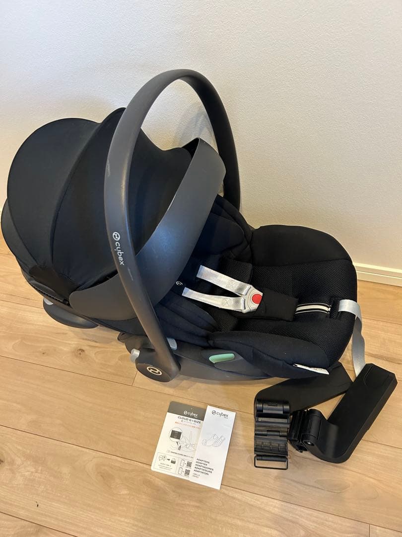 【美品】ベビーシートサイベックスクラウドGi-Size ＋アダプターセット