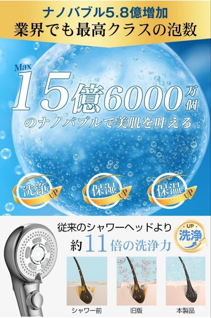 新品▪️未使用) MIST HAZE シャワーヘッド - メルカリ