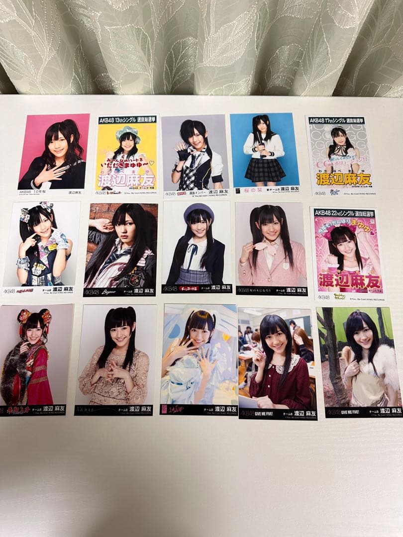 AKB48 渡辺麻友 生写真 10年桜 言い訳Maybe  桜の栞など AKB48 渡辺麻友 生写真 10年桜 言い訳Maybe 桜の栞など AKB48 渡辺麻友