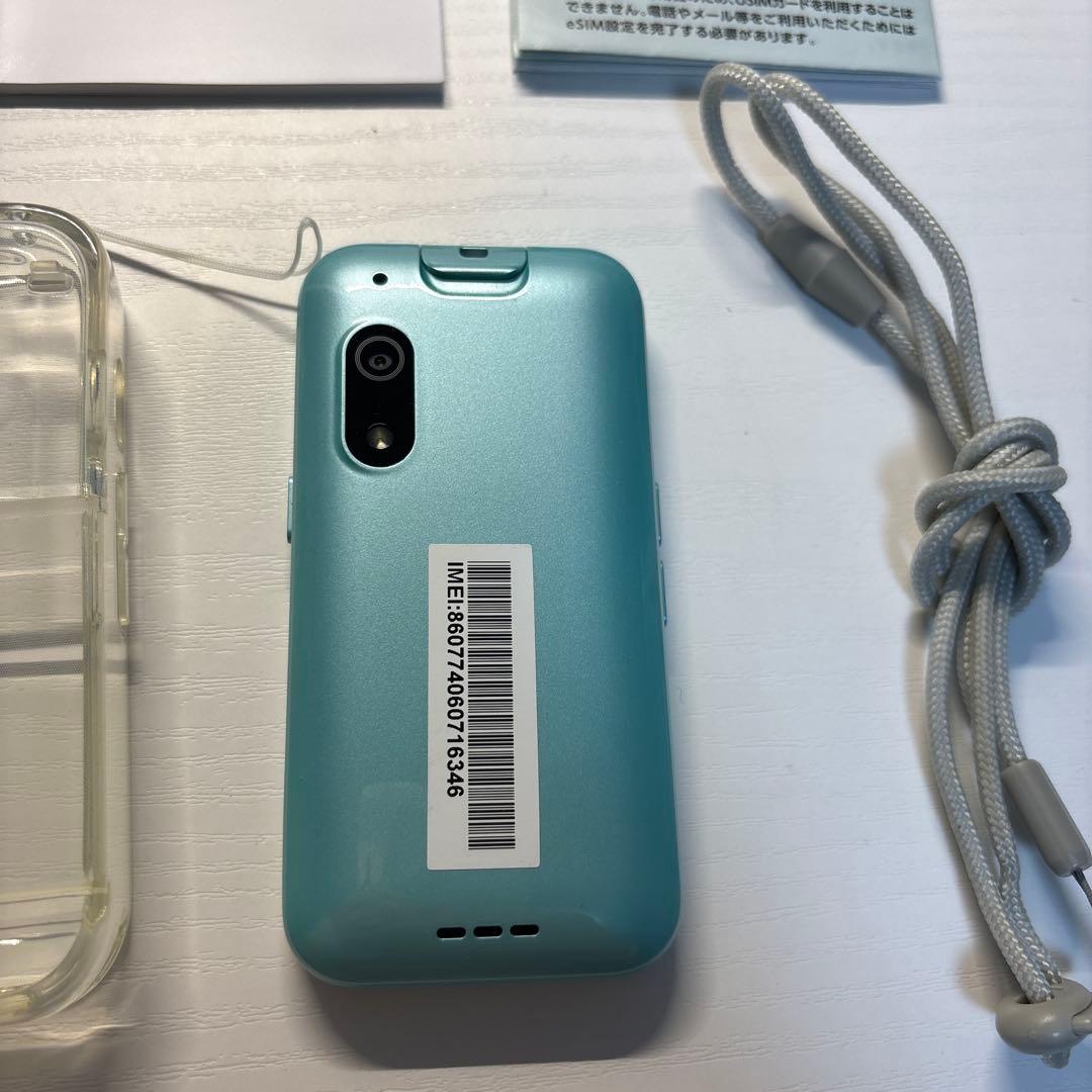 2025.6購入〉SoftBank キッズフォン 3 水色 本体 ZTE キッズフォン3