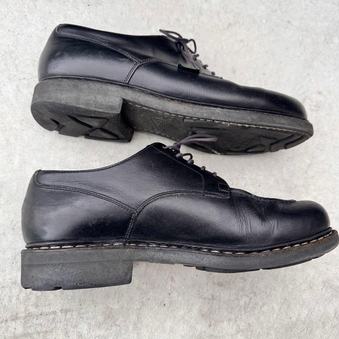 PARABOOT パラブーツUチップ 外羽根 黒 フランス製　ドレスシューズ　黒