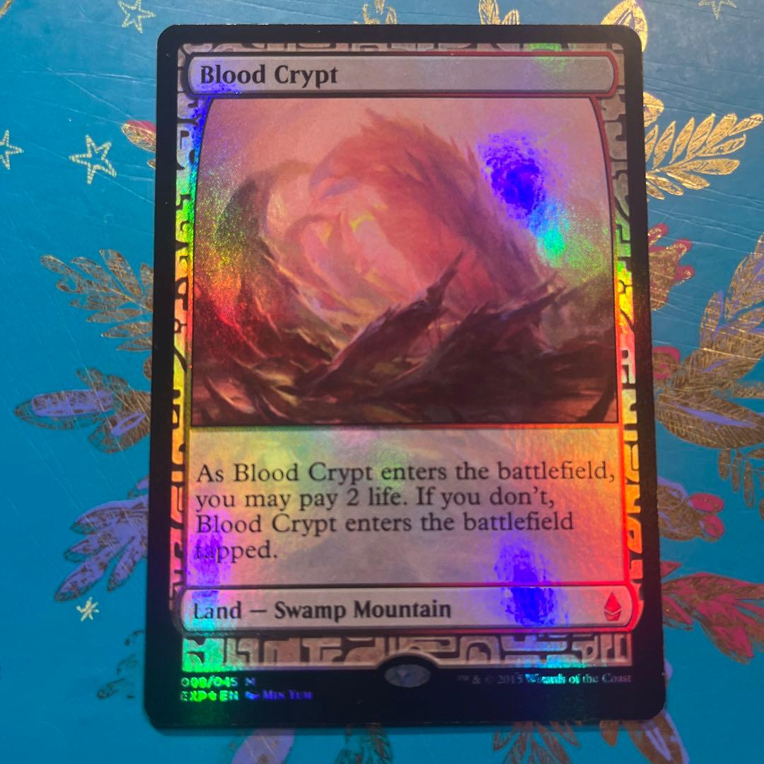 mtg 血の墓所　foil エクスペディション mtg 血の墓所 エクスペディション 英)【Foil】血の墓所 / Blood Crypt