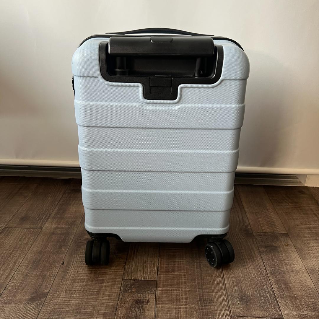 美品 無印 19リットル キャリーケース ライトブルー MUJI