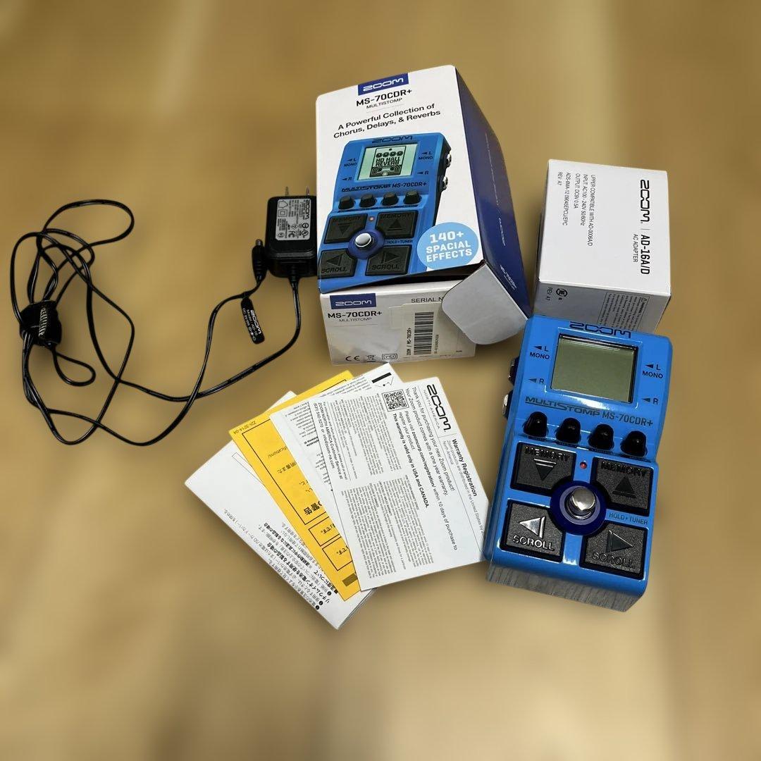 ほぼ新品同様 ZOOM MS-70CDR+マルチエフェクター ms70cdr+ MS-70CDR+ MultiStomp for Guitarists | Buy Now | ZOOM