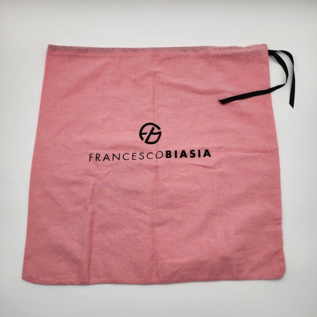 フランチェスコビアジア ショルダーバッグ 編み込みハンドル レザー レッド