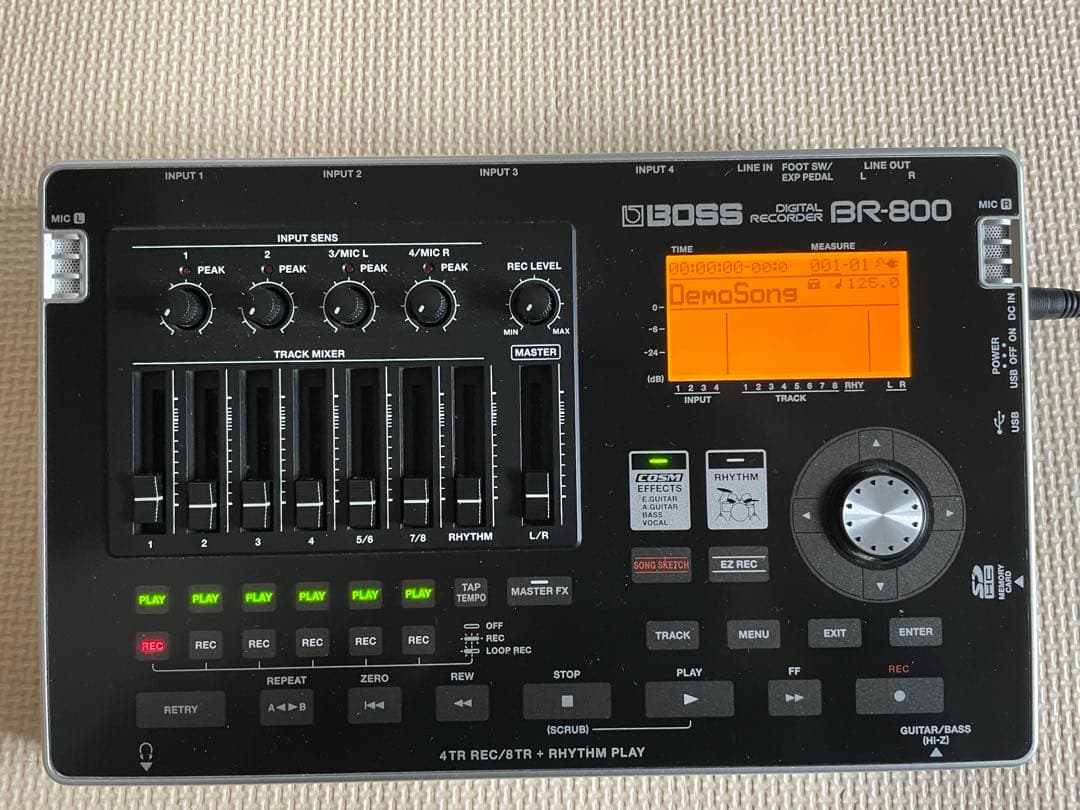 BOSS BR-800 BOSS BR-800 4トラックレコーダー Boss BR-800 Digital