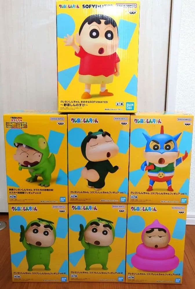クレヨンしんちゃんフィギュア 7体まとめ売り クレヨンしんちゃん
