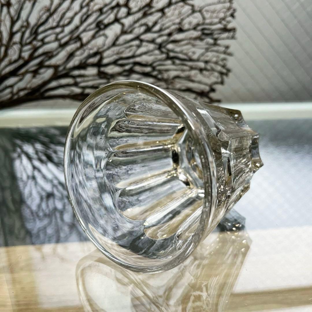 骨董 時代ガラス ゆらゆら 気泡入り 希少銀色 水飲みコップ 剣先コップ