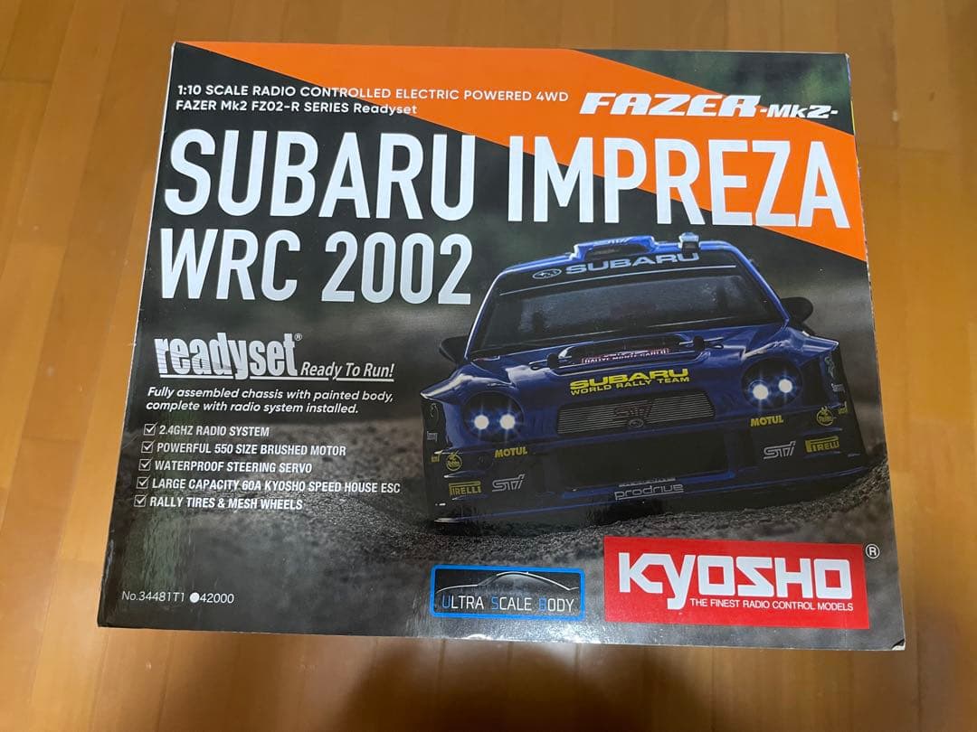 【新品未開封】フェーザー Mk2 スバル インプレッサ WRC 2002 ラリー