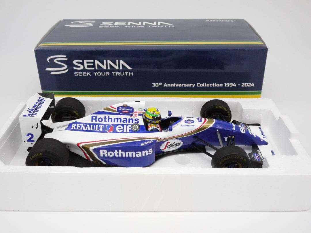 1\181/18 ウィリアムズ FW16ラストレース A.セナ PMA