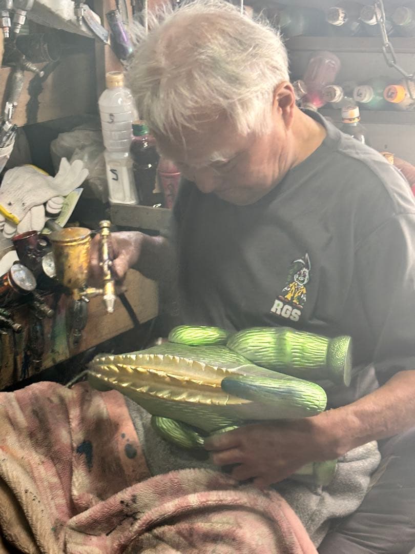 マルサン クラシックジャイアント ゴジラ 35ｃｍ 珍色 カスタム 後藤彩色所