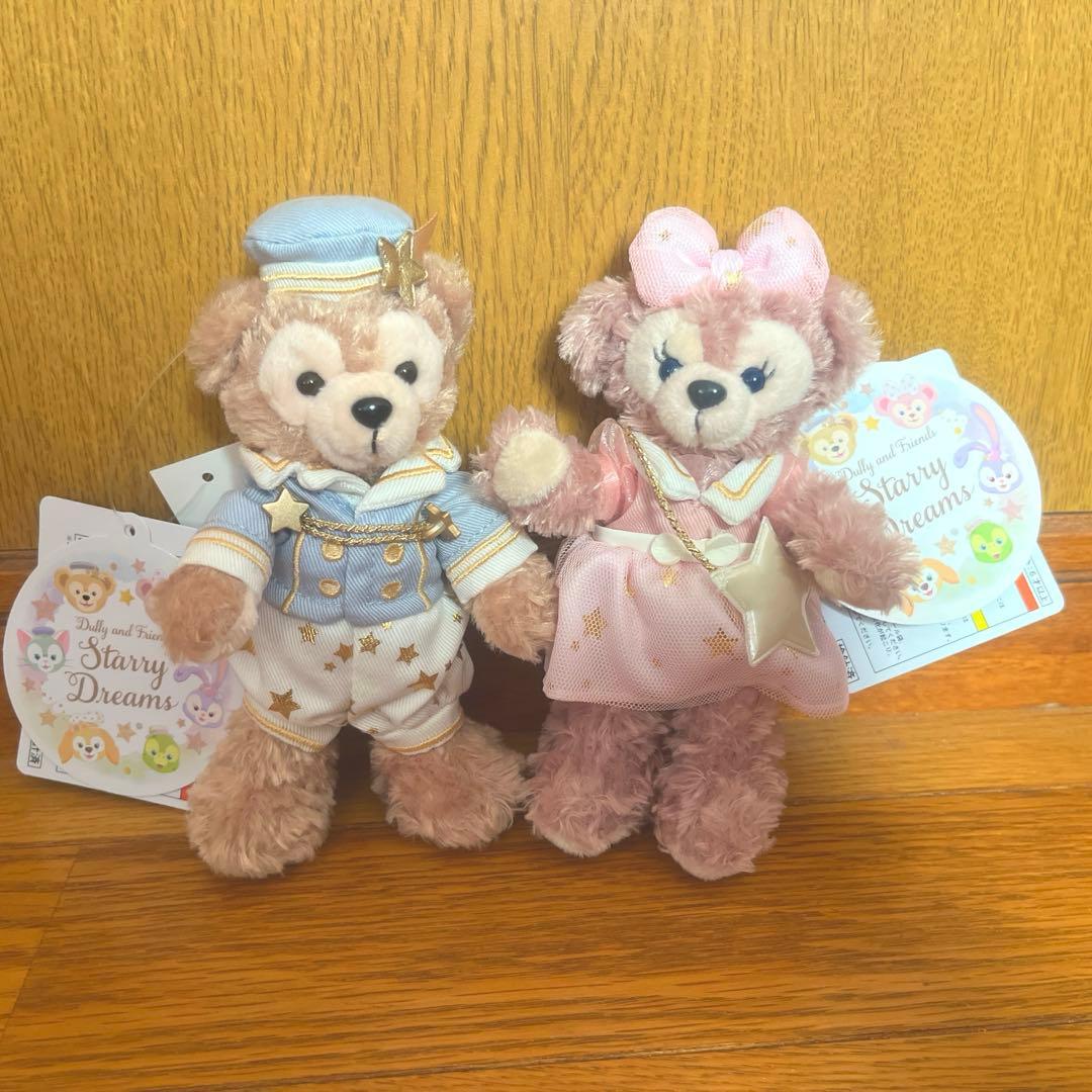 ディズニー ダッフィー シェリーメイ ぬいぐるみバッジ スターリー