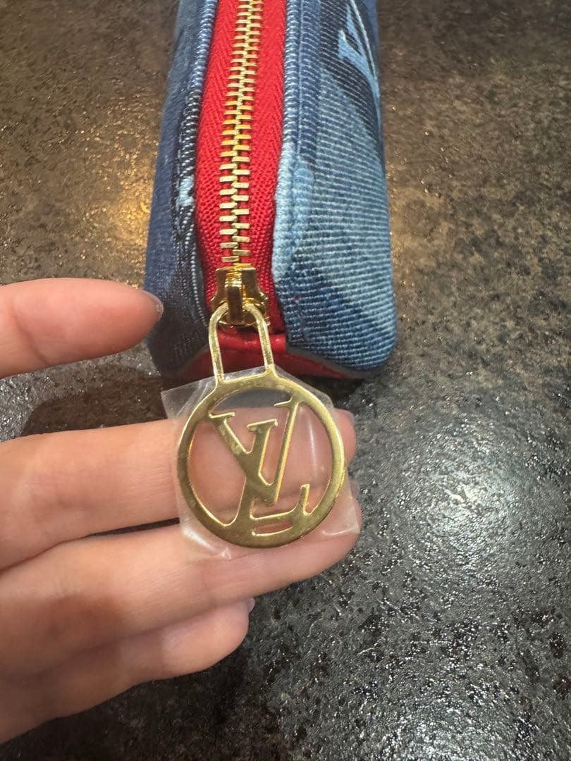 Louis Vuitton デニム ペンケース 財布 ポーチ