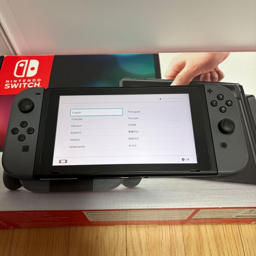 任天堂 スイッチ 本体 グレー 付属品完備