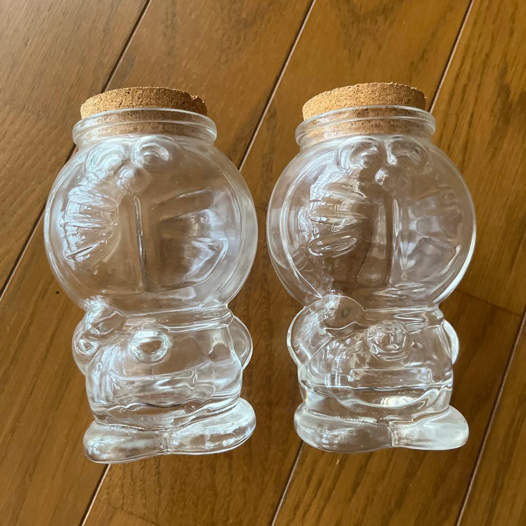 ドラえもん 藤子小学館テレビ朝日日本ガラスびん協会 深緑 蓋無し