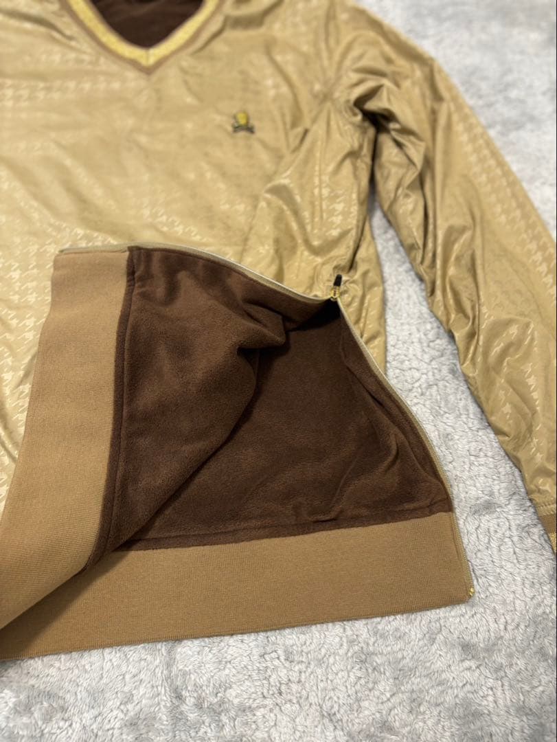 MARK&LONA マークアンドロナ 裏フリースブルゾン レディースM ベージュ