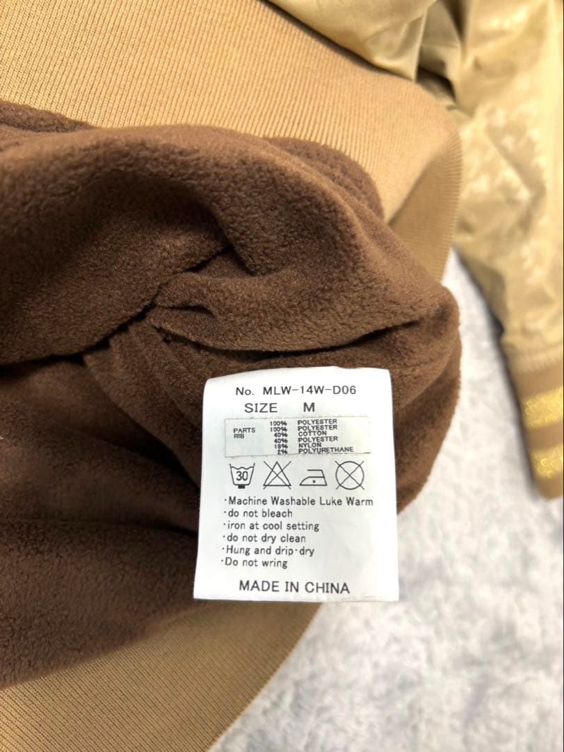 MARK&LONA マークアンドロナ 裏フリースブルゾン レディースM ベージュ