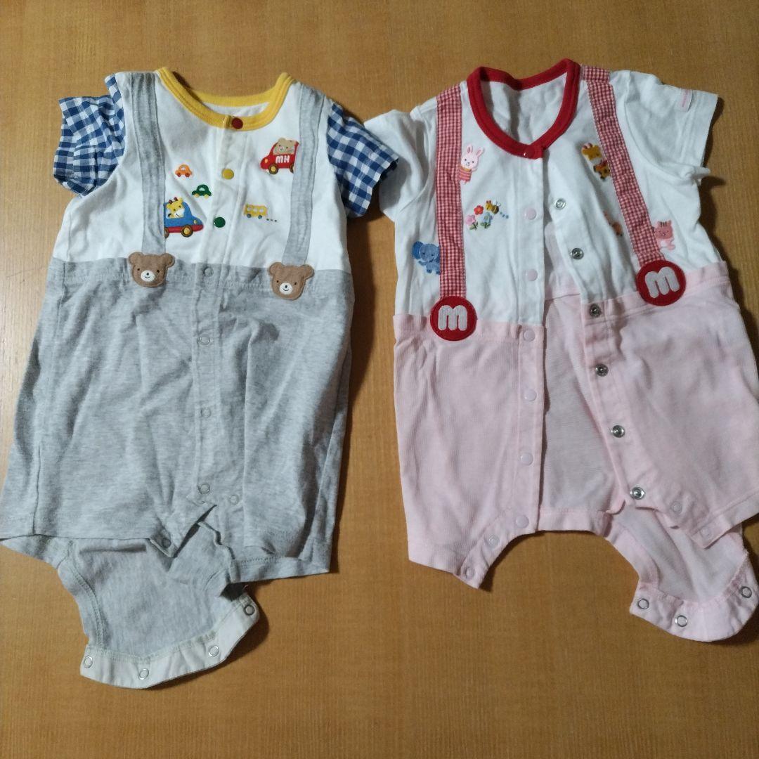 ミキハウス 2点 まーにゃ ミキハウス トップス2点&パンツセット