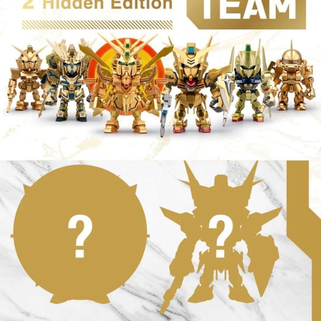 QMSVMINI GOLD TEAMゴールドチーム ガンダム ブラインドボックス