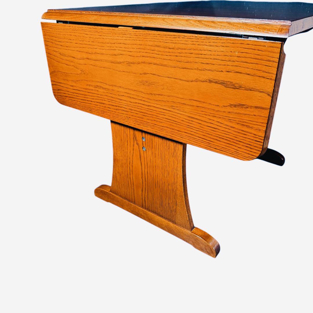 HR657 【木目が美しい】三越ブルージュ　現カントリーハウス　拡張テーブル