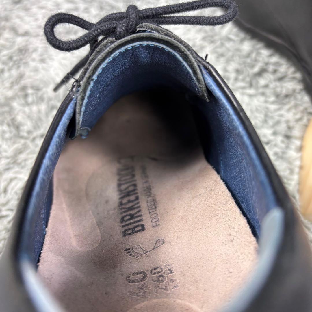 Birkenstock ジャレン ブラック 40 レザー プレーントゥ