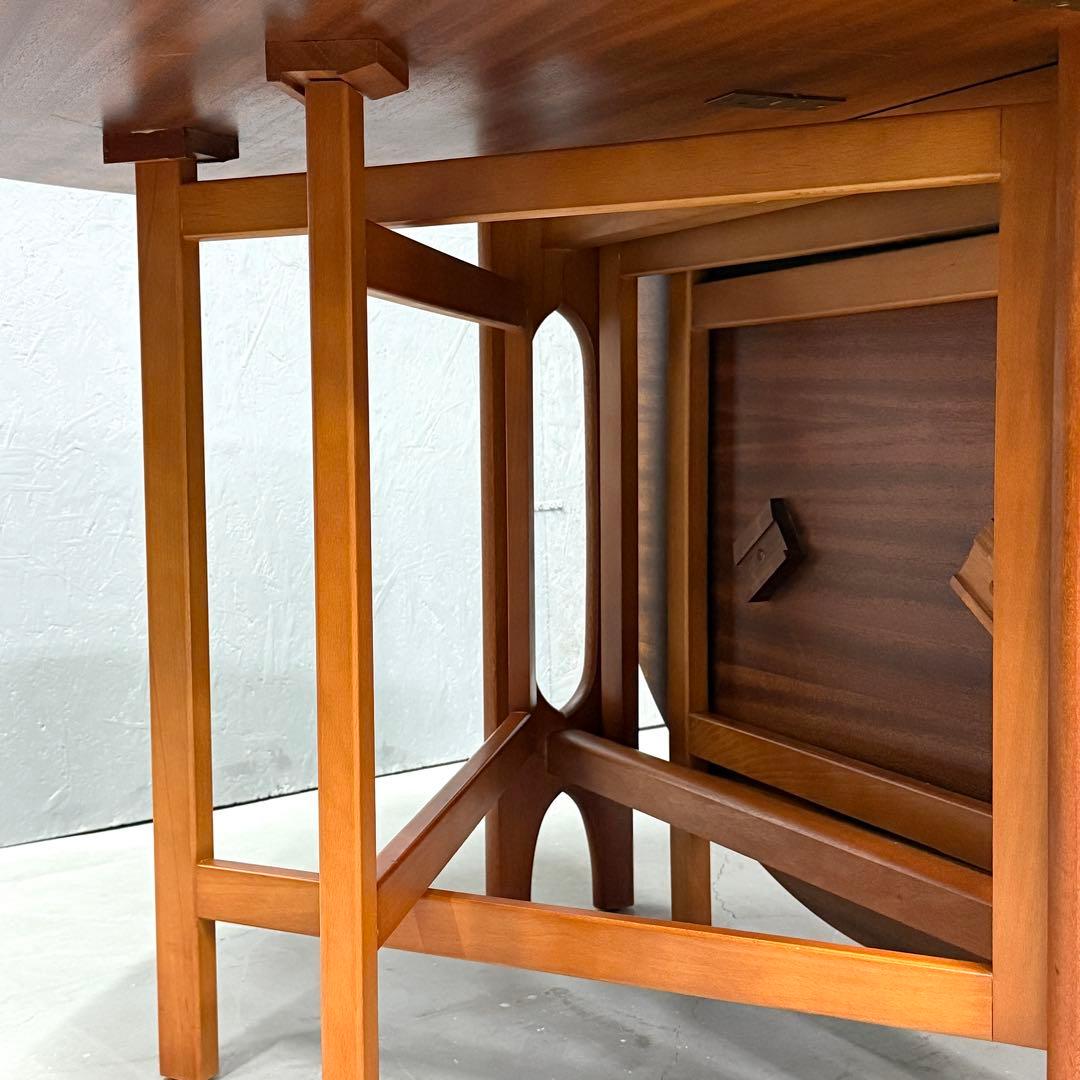 Jentique(ジェンティーク) ドロップリーフ オーバルテーブル (502)