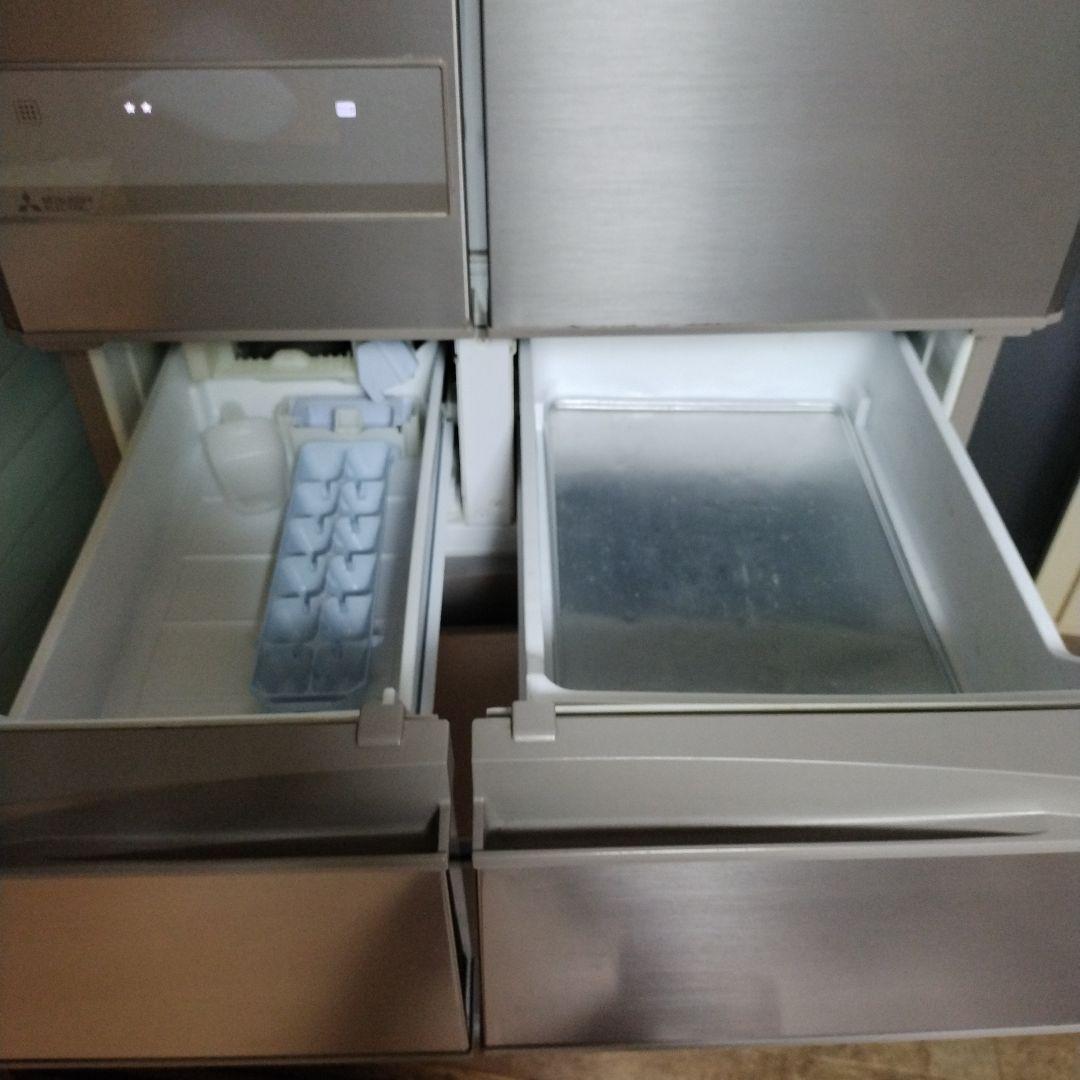 盛岡6ドア冷蔵庫2016年製MR-JX48LZ-N1 自動氷製氷引取