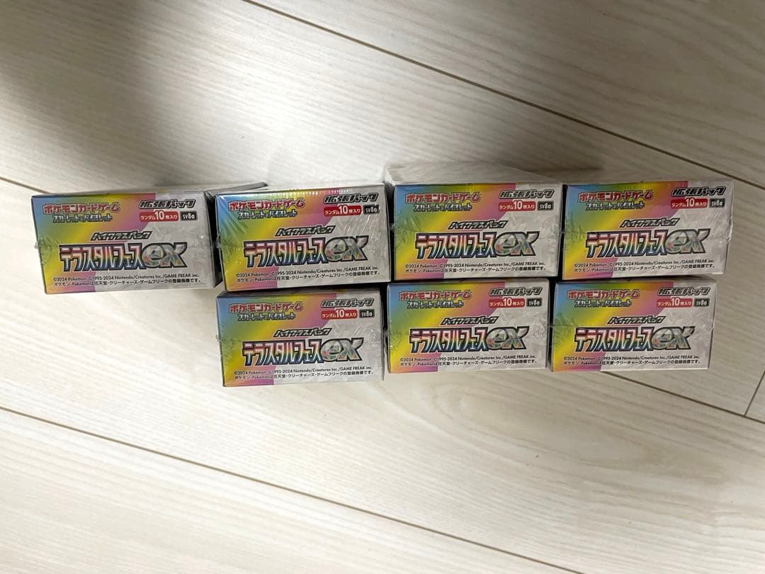 テラスタルフェスex シュリンク付き　7box
