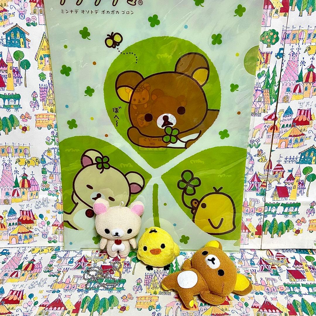 リラックマ まとめ売り マリンルックセーラーぬいぐるみXL ボンジュール食器他