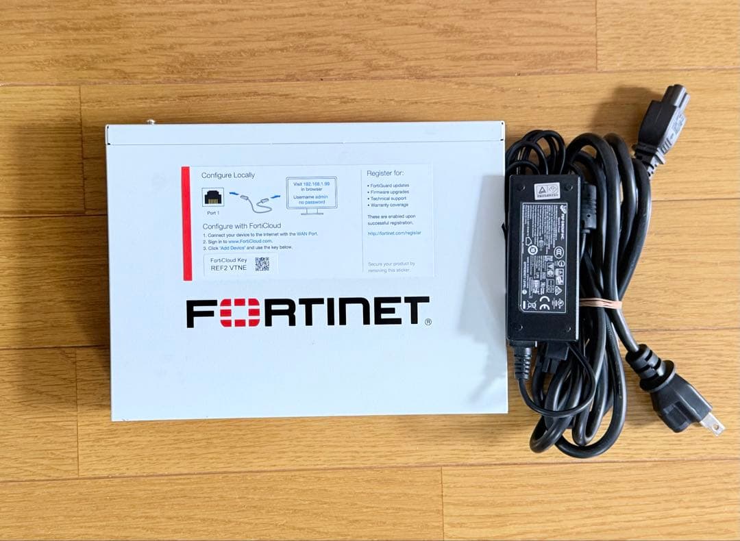FORTINET FORTIGATE-60E(ライセンス有り) 【v7.4.9】 - メルカリ
