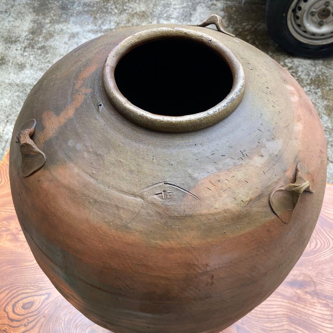 旧家蔵出し　かなり大きな壺　年代物