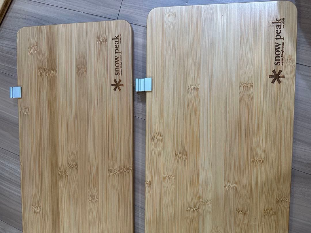 snow peak スライドトップロングハーフ竹2枚セット