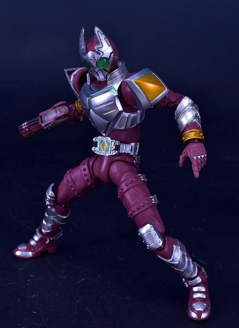 中古 S.H.フィギュアーツ 仮面ライダーギャレン&レッドランバスセット