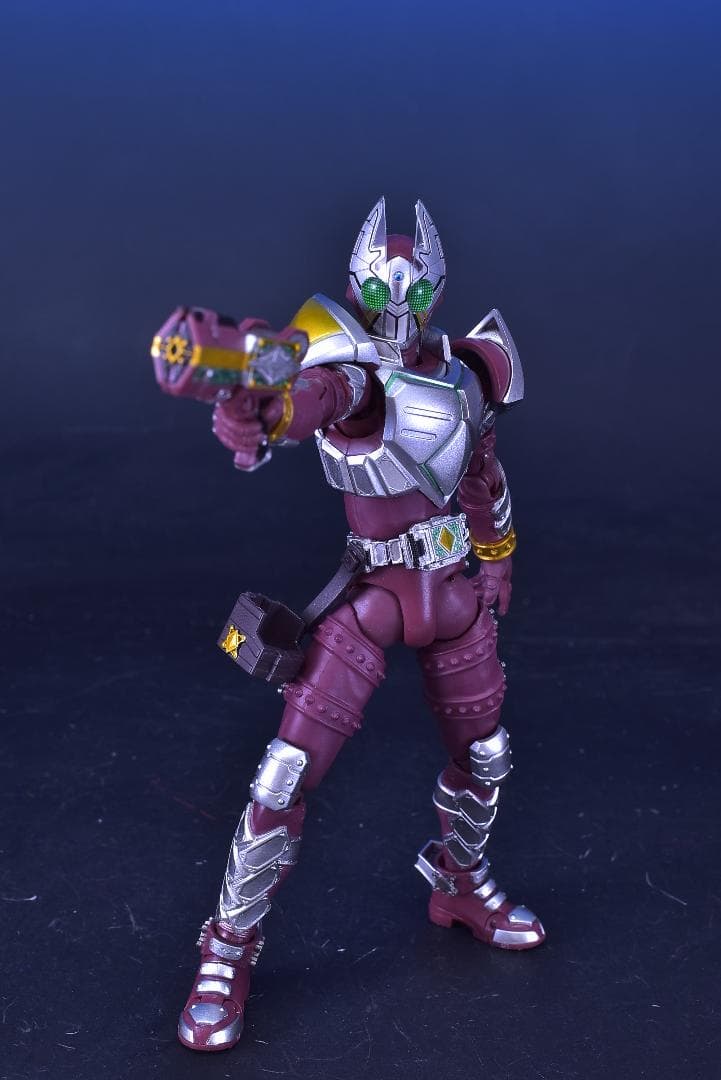 中古 S.H.フィギュアーツ 仮面ライダーギャレン&レッドランバスセット