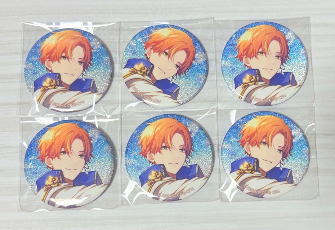 東雲彰人 グリッター缶バッジ6点 18b プロセカ 東雲彰人 グリッター缶