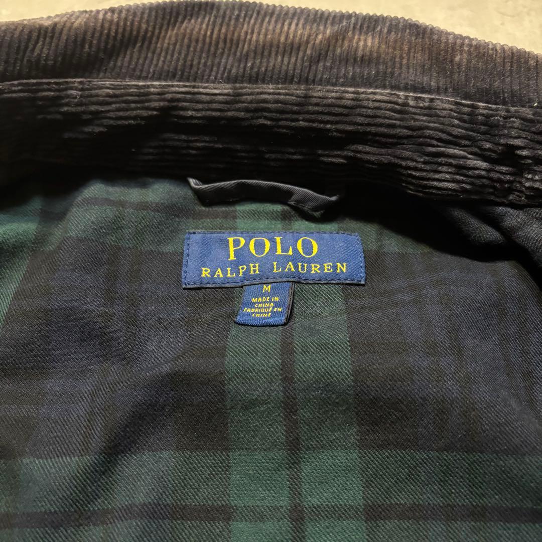 POLO Ralph Lauren スイングトップ 襟コーデュロイ 裏チェック