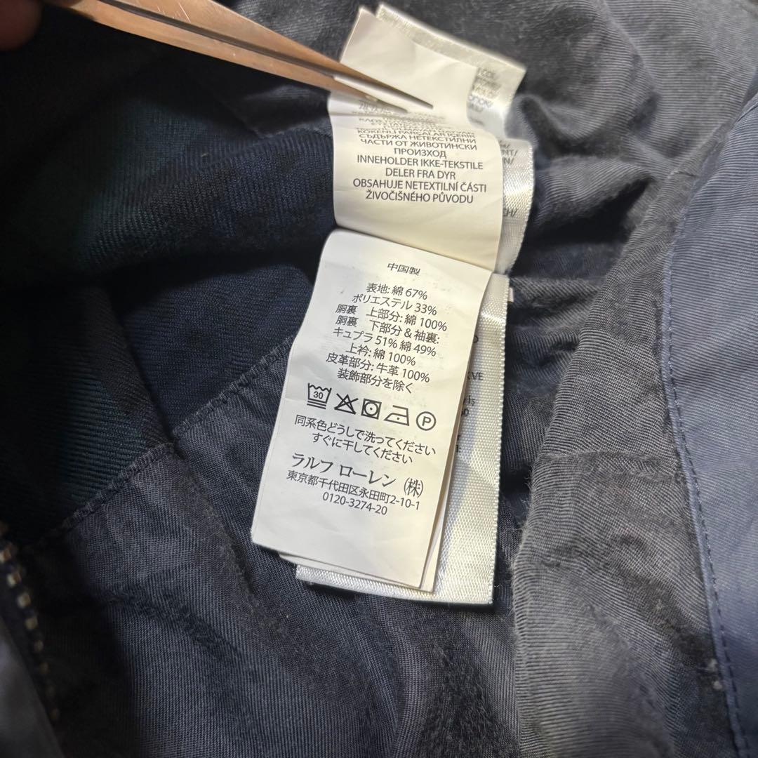 POLO Ralph Lauren スイングトップ 襟コーデュロイ 裏チェック