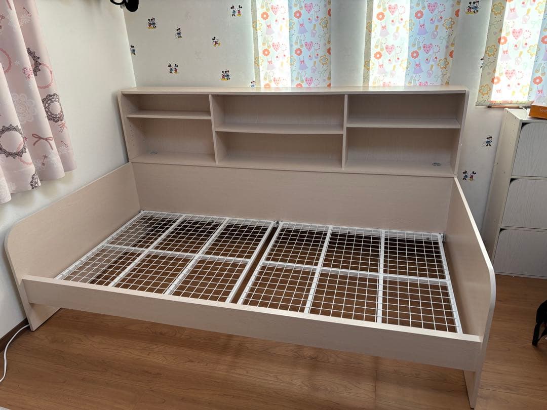 シングルベッド 引き出し収納付き