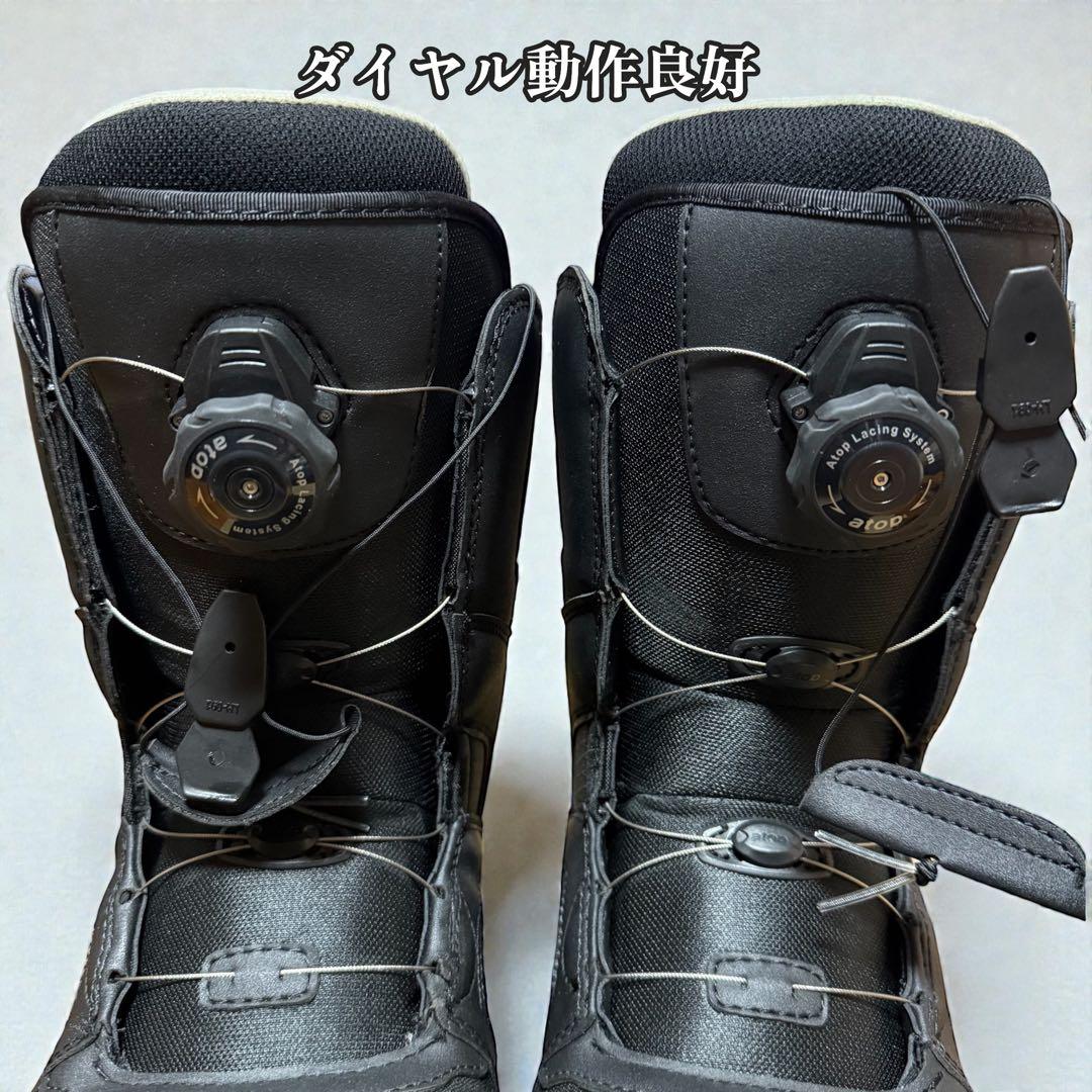 美品 VISIONPEAKS ATOPダイヤル スノーボードブーツ 26.5cm