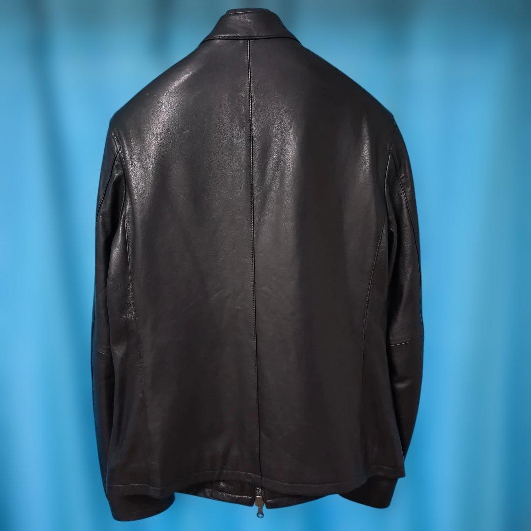 新品 ジョセフオム ライダース ジョゼフ レザージャケット ラムレザー